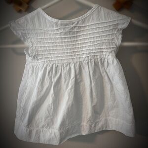 Cute baby girls Calvin Klein jeans blouse 12m